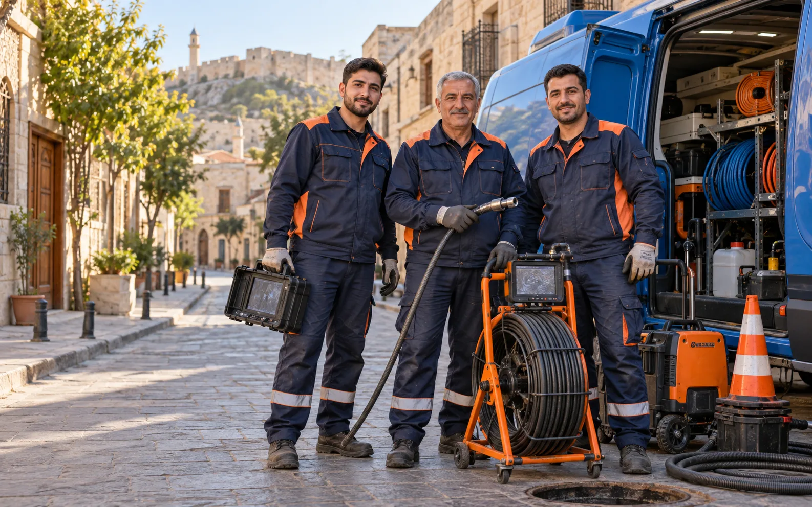 Gaziantep kanalizasyon temizlik ekibi ve profesyonel ekipmanları
